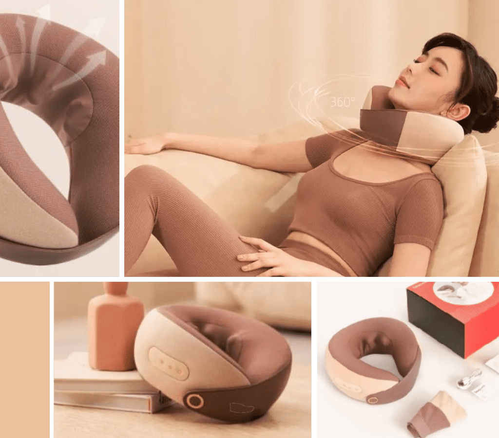 neck massager brown